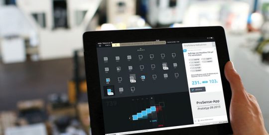 ProSense-App Design für Industrie 4.0