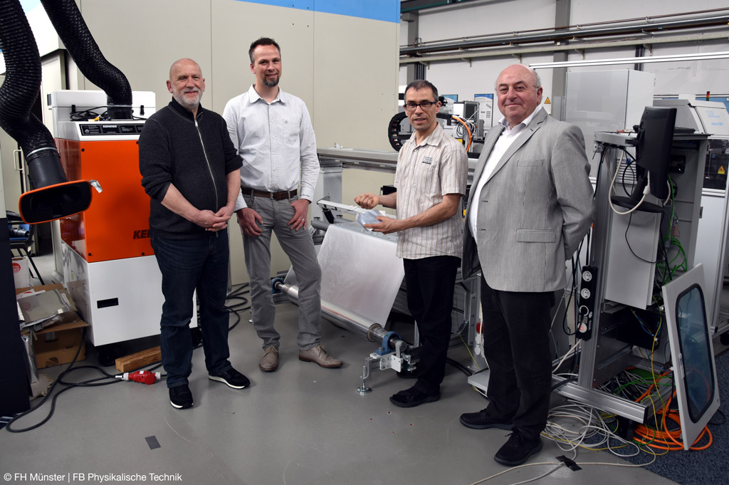 Die Projektteilnehmer der neuen Laser Anwendungen trafen sich jetzt an der FH Münster (Bild: FH Münster | FB Physikalische Technik).