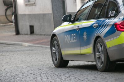 Ein Polizeiwagen 