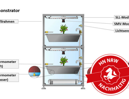 KI-Beleuchtungssystem für effizientes Vertical Indoor-Farming