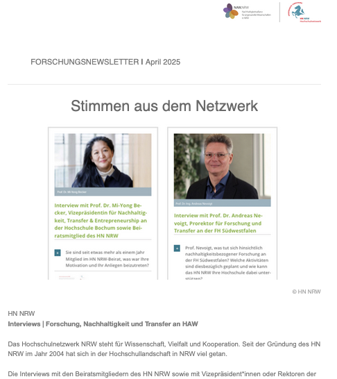 Forschungsnewsletter HN NRW 2025|04