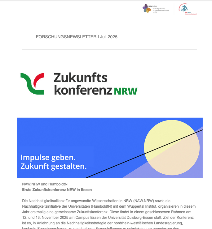 Forschungsnewsletter HN NRW 2025|07