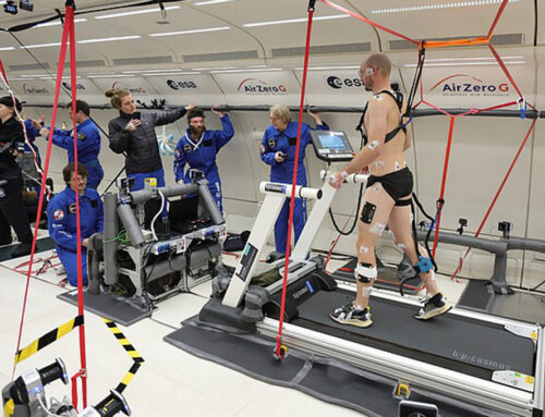 Gehen unter Mondschwerkraft